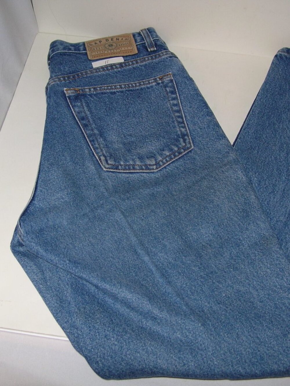 Women's Gap Denim Jeans Size 10 Regular Medium Blue 100% Cotton New 11